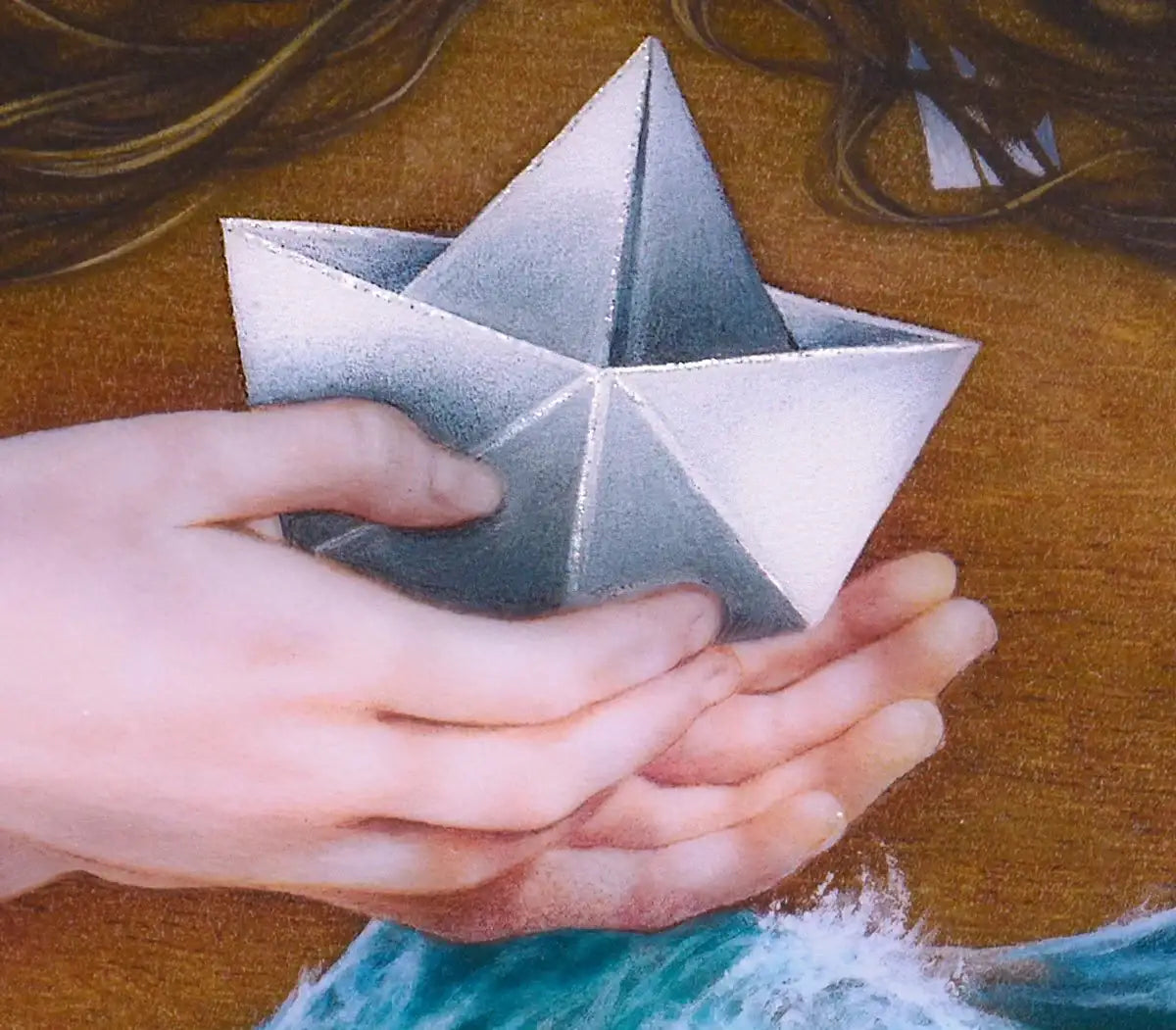 The Paper Boat & Wish Upon a Paper Butterfly - Edition - Matching SET by artist Kerry Darlington - Wyecliffe Galleries