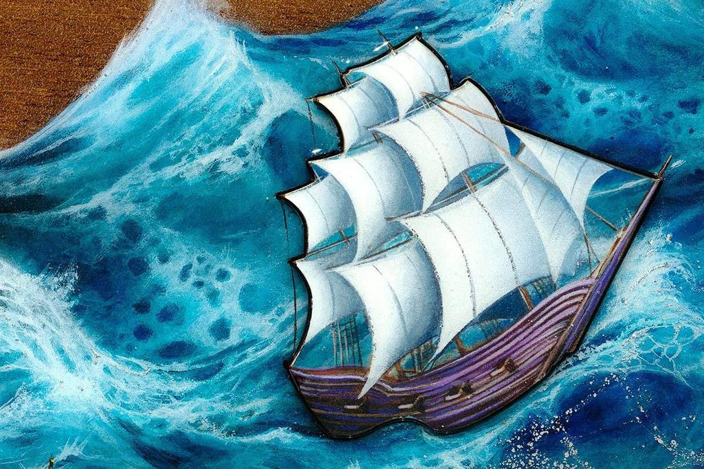 The Paper Boat - Edition by artist Kerry Darlington - Wyecliffe Galleries