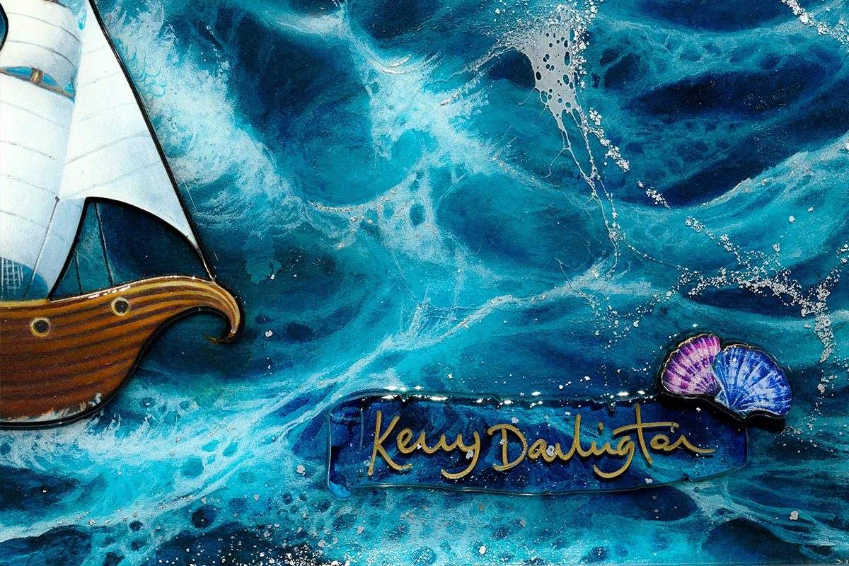 The Paper Boat - Edition by artist Kerry Darlington - Wyecliffe Galleries