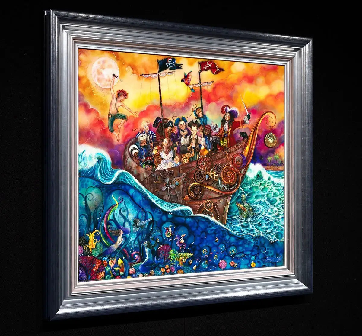 The Pirate Ship - Edition - SOLD OUT by artist Kerry Darlington - Wyecliffe Galleries