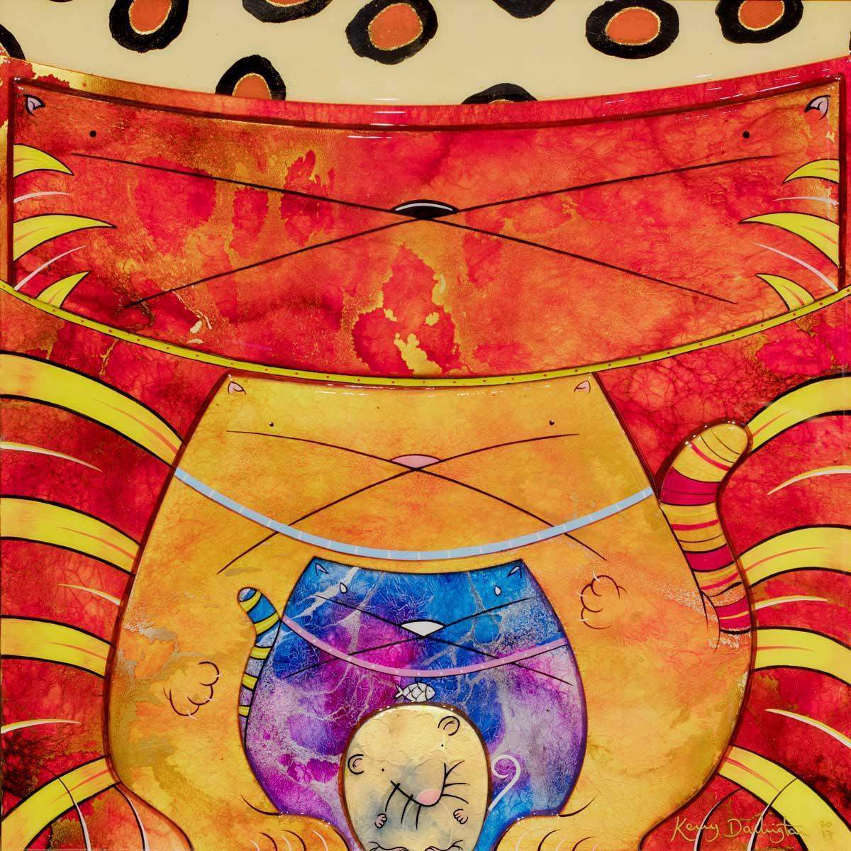 The Posse - Original - SOLD by artist Kerry Darlington - Wyecliffe Galleries