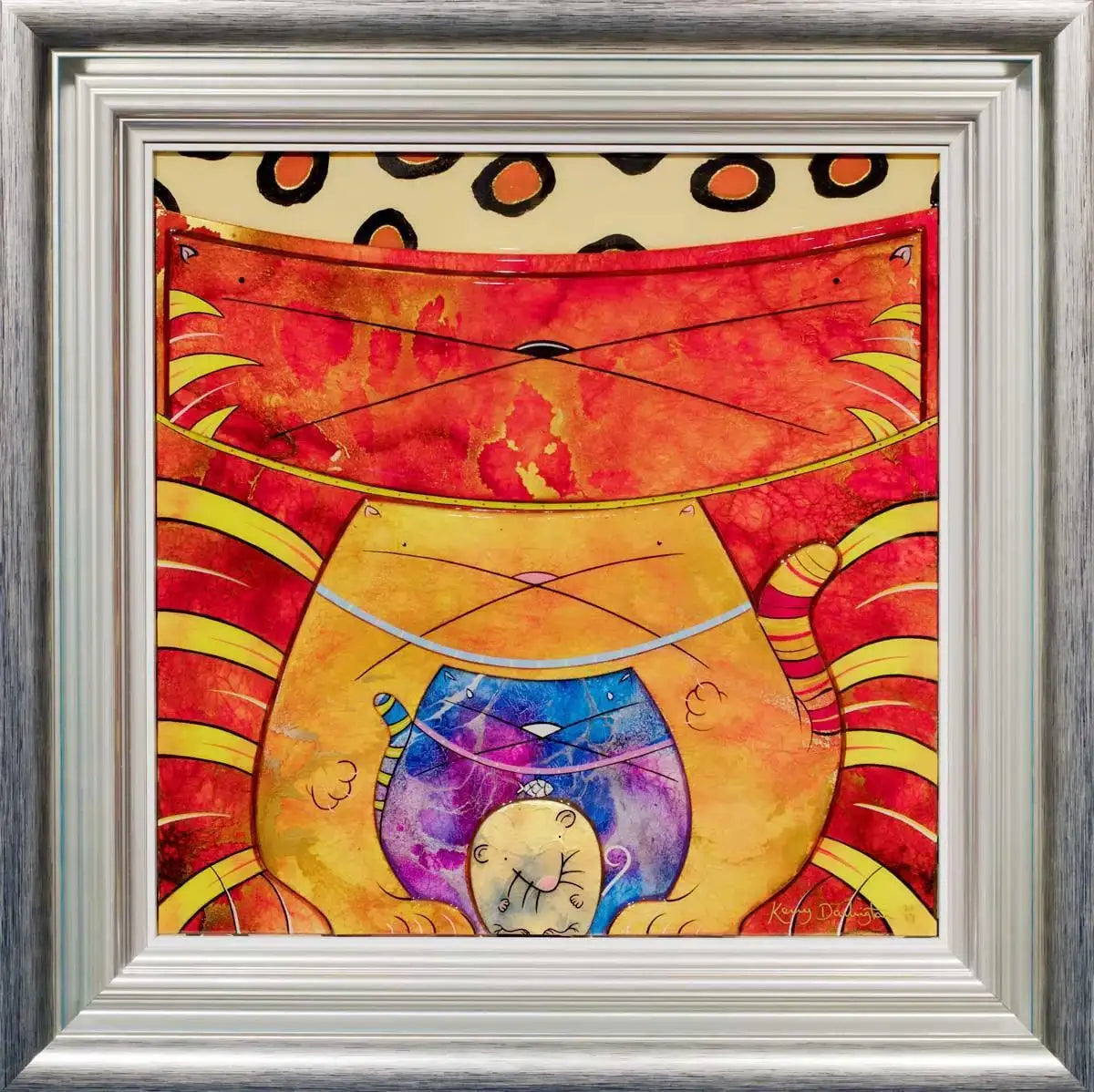 The Posse - Original - SOLD by artist Kerry Darlington - Wyecliffe Galleries