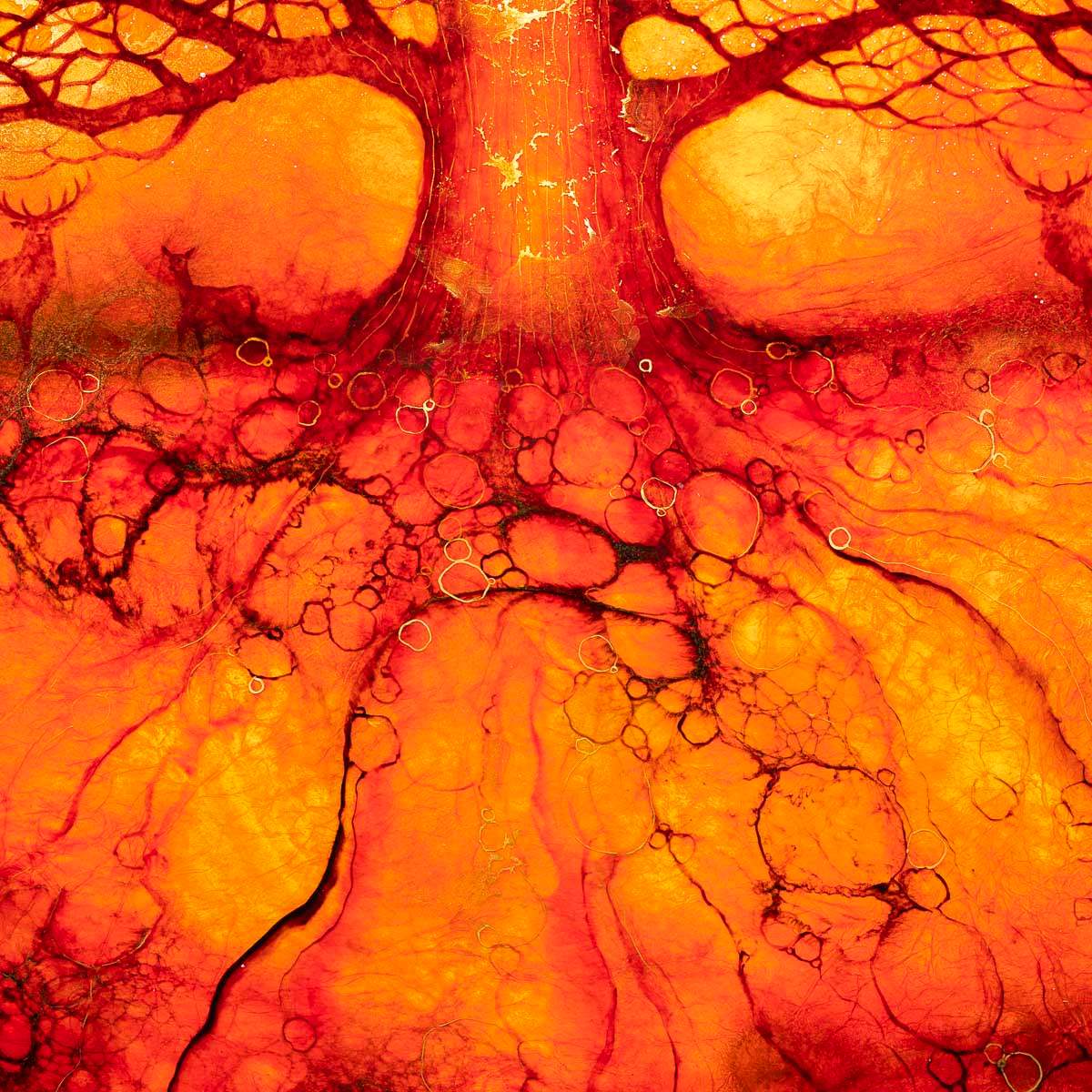 The Silent Energy of Nature - Original - SOLD by artist Kerry Darlington - Wyecliffe Galleries