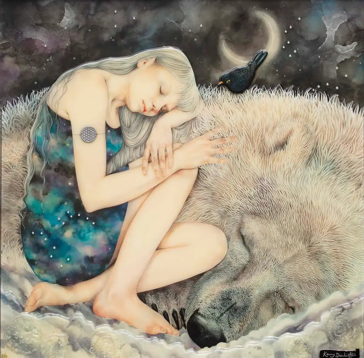 The Snow Queen - Edition by artist Kerry Darlington - Wyecliffe Galleries