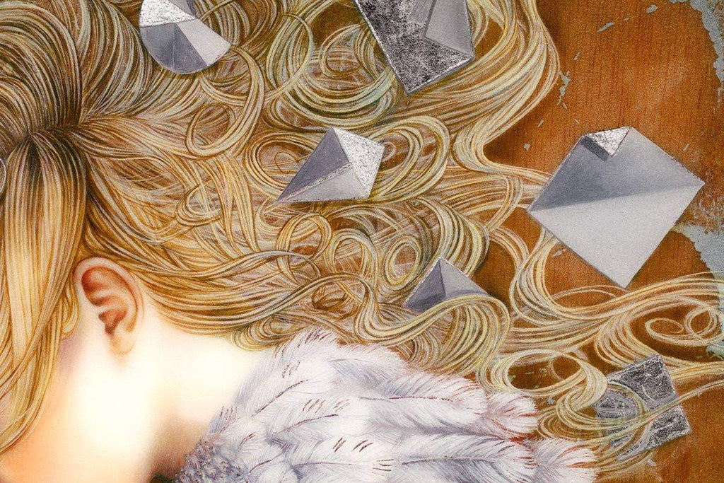 The Swan Princess - Boutique - SOLD by artist Kerry Darlington - Wyecliffe Galleries