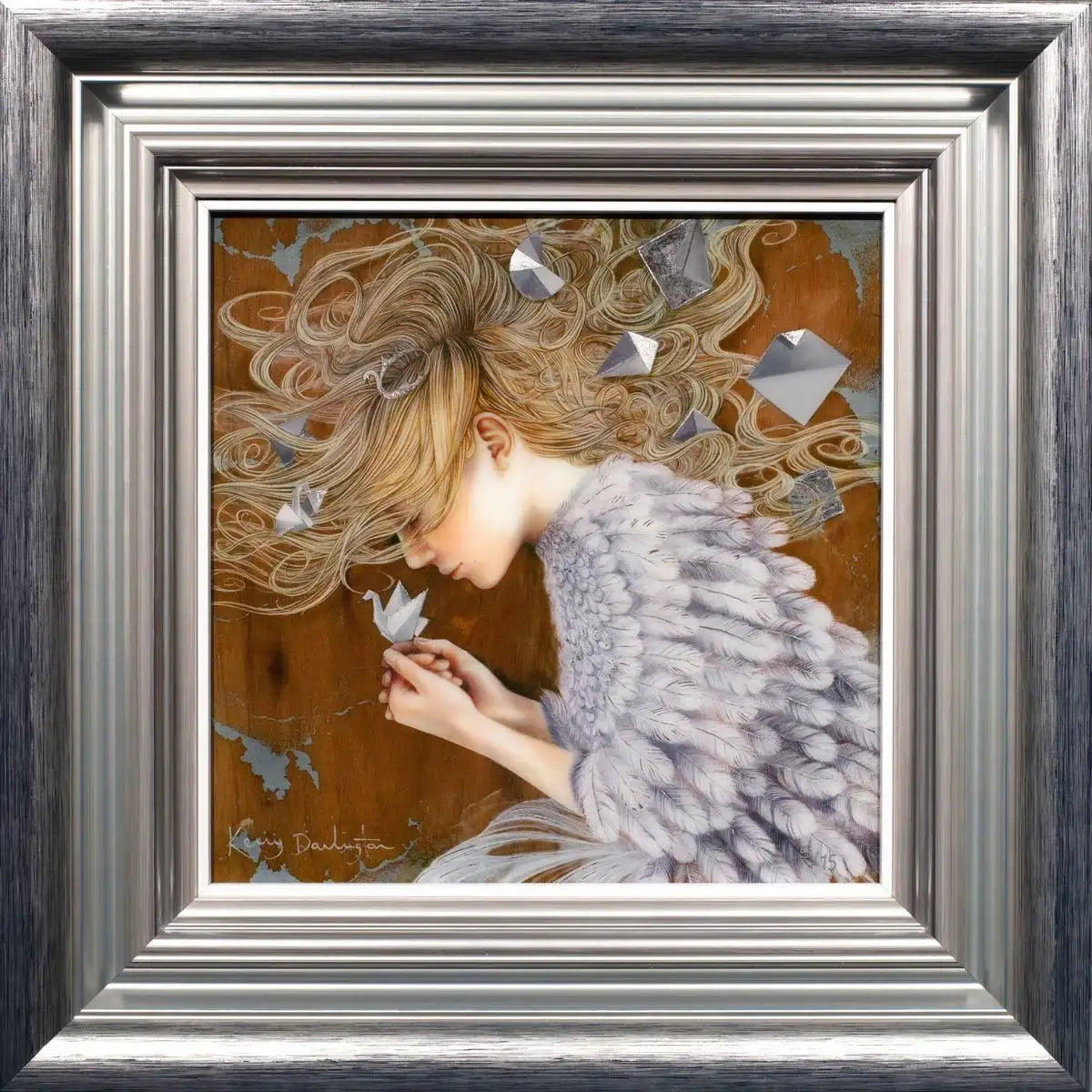 The Swan Princess - Boutique - SOLD by artist Kerry Darlington - Wyecliffe Galleries