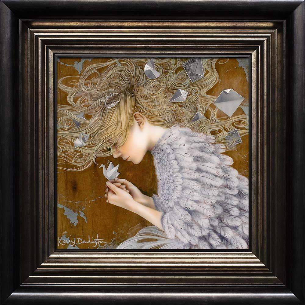 The Swan Princess - Boutique - SOLD by artist Kerry Darlington - Wyecliffe Galleries