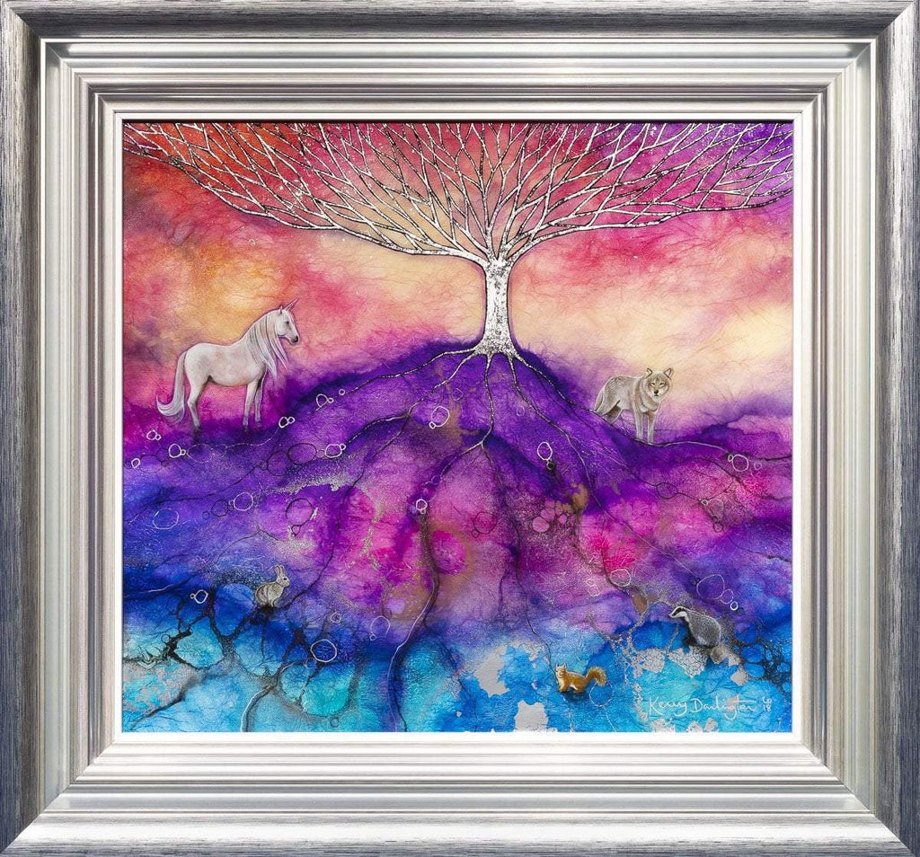 The Universe's Song - Original - SOLD by artist Kerry Darlington - Wyecliffe Galleries