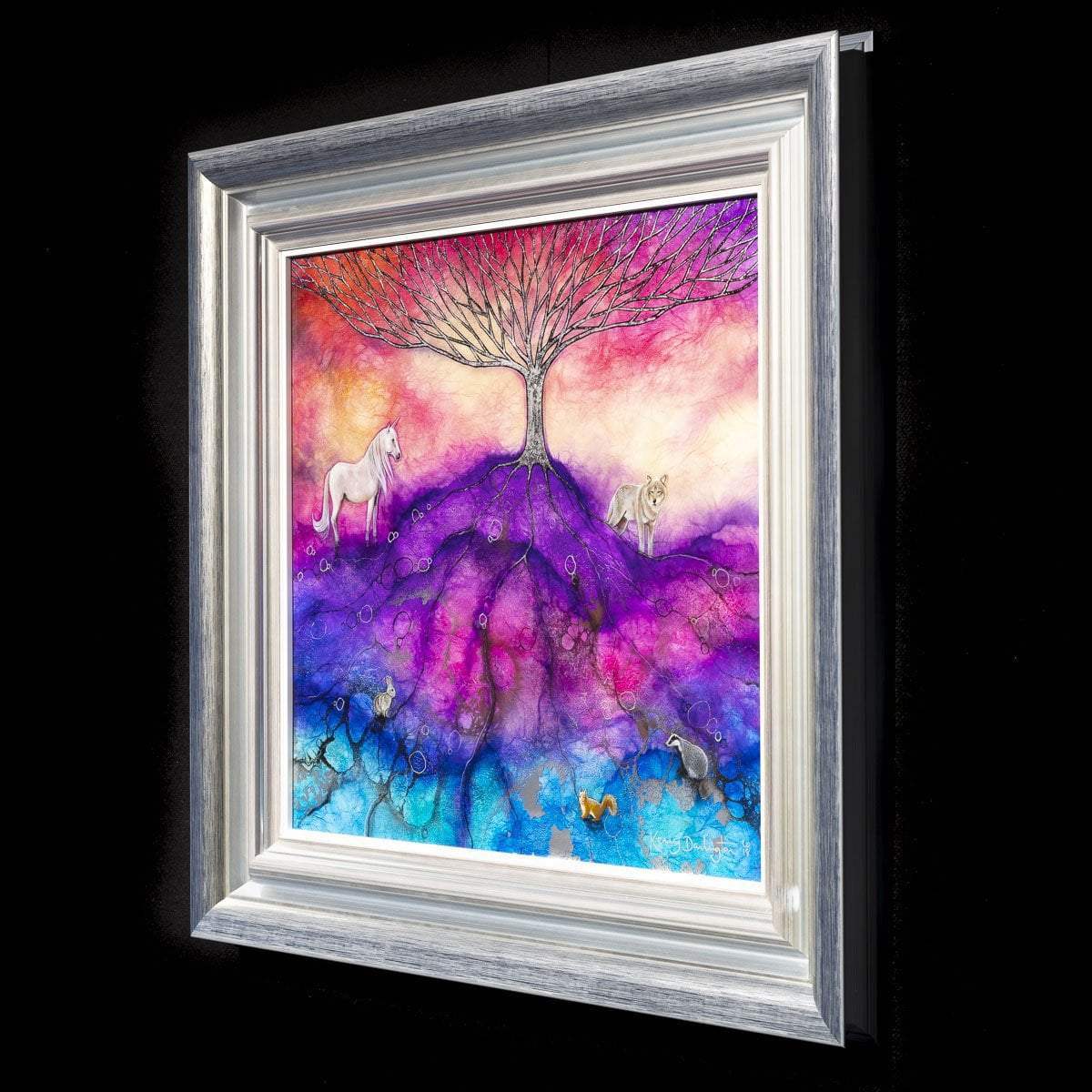 The Universe's Song - Original - SOLD by artist Kerry Darlington - Wyecliffe Galleries