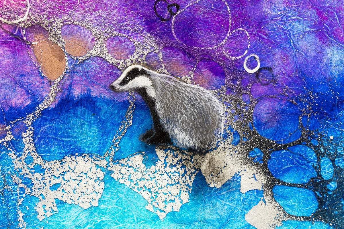The Universe's Song - Original - SOLD by artist Kerry Darlington - Wyecliffe Galleries