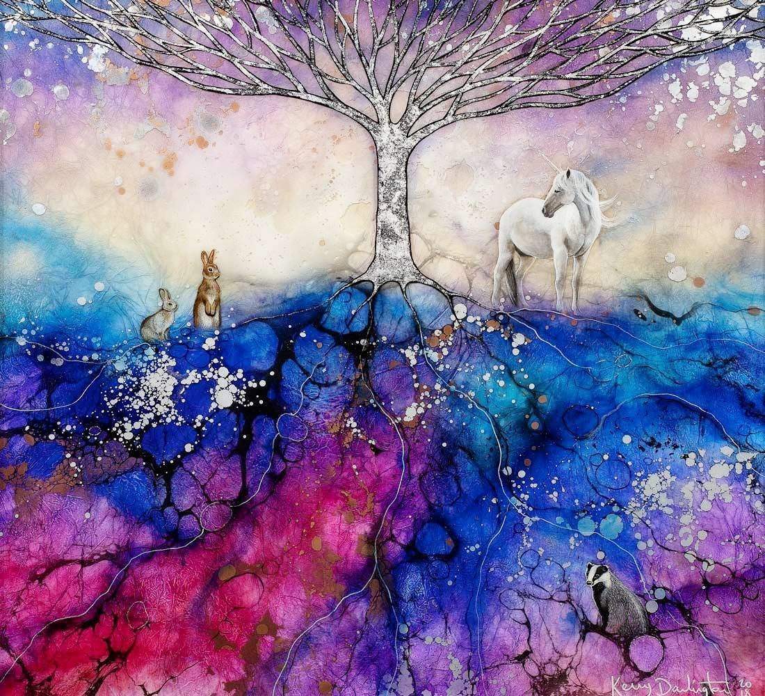 The Unwanting Soul - SOLD by artist Kerry Darlington - Wyecliffe Galleries