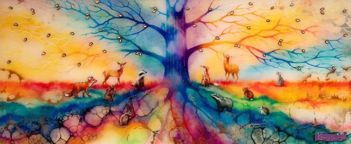 The Whispering Tree - Edition by artist Kerry Darlington - Wyecliffe Galleries