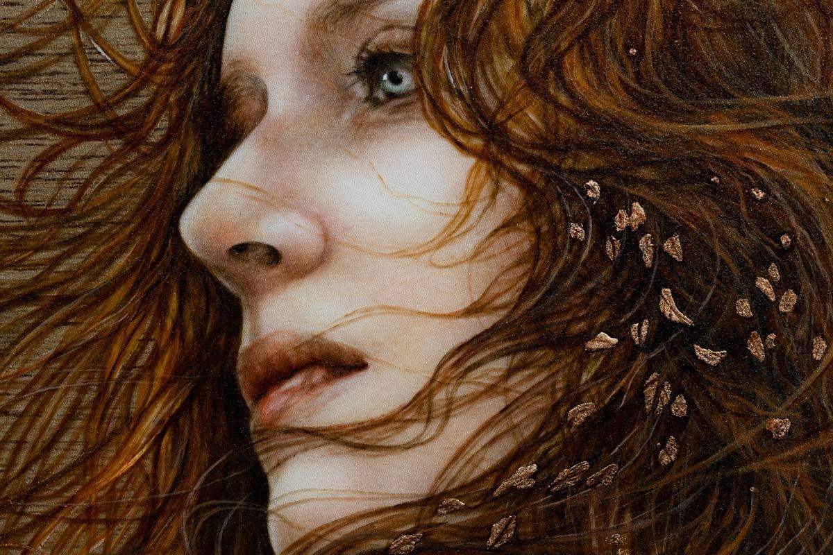 The Wind Remembers Her Voice - Original - SOLD by artist Kerry Darlington - Wyecliffe Galleries