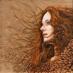 The Wind Remembers Her Voice - Original - SOLD by artist Kerry Darlington - Wyecliffe Galleries