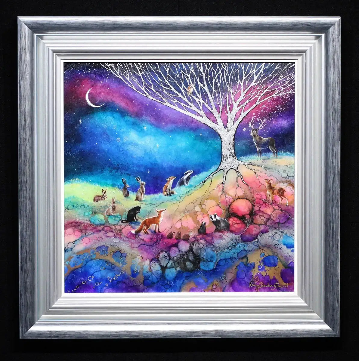 The Wise One - ORIGINAL - SOLD by artist Kerry Darlington - Wyecliffe Galleries