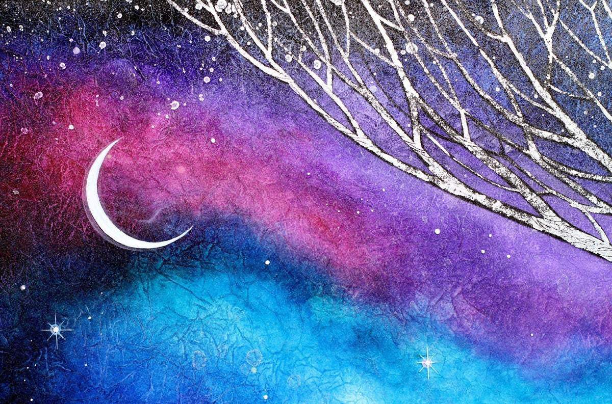 The Wise One - ORIGINAL - SOLD by artist Kerry Darlington - Wyecliffe Galleries