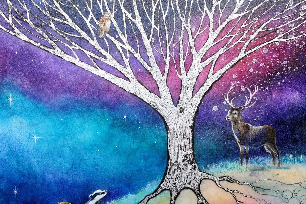 The Wise One - ORIGINAL - SOLD by artist Kerry Darlington - Wyecliffe Galleries
