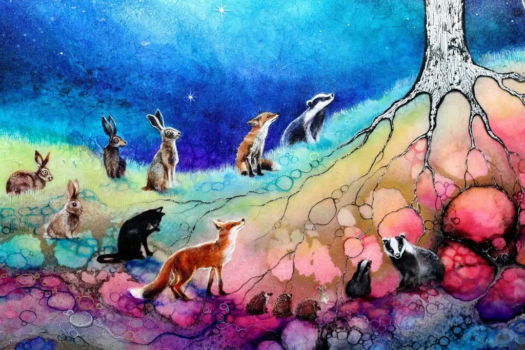 The Wise One - ORIGINAL - SOLD by artist Kerry Darlington - Wyecliffe Galleries