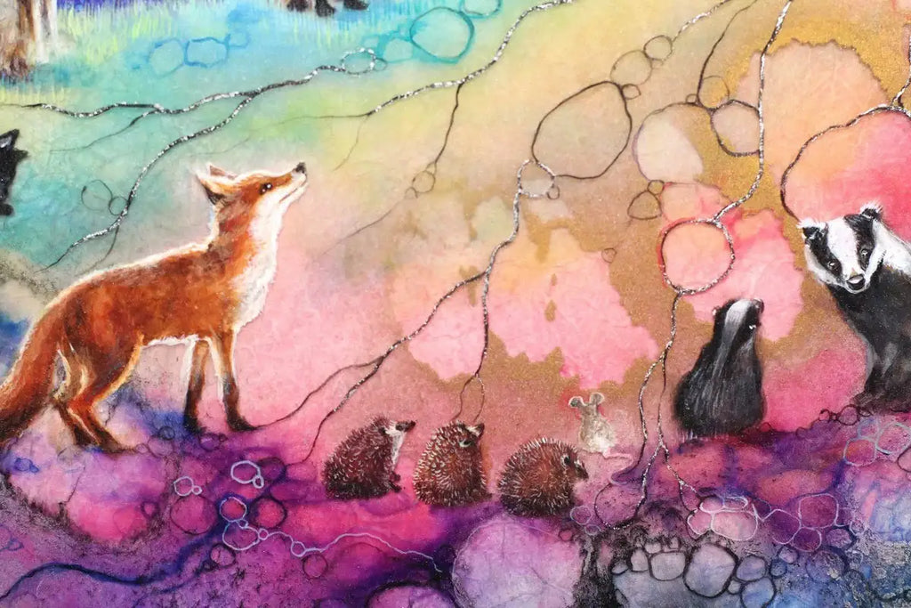 The Wise One - ORIGINAL - SOLD by artist Kerry Darlington - Wyecliffe Galleries