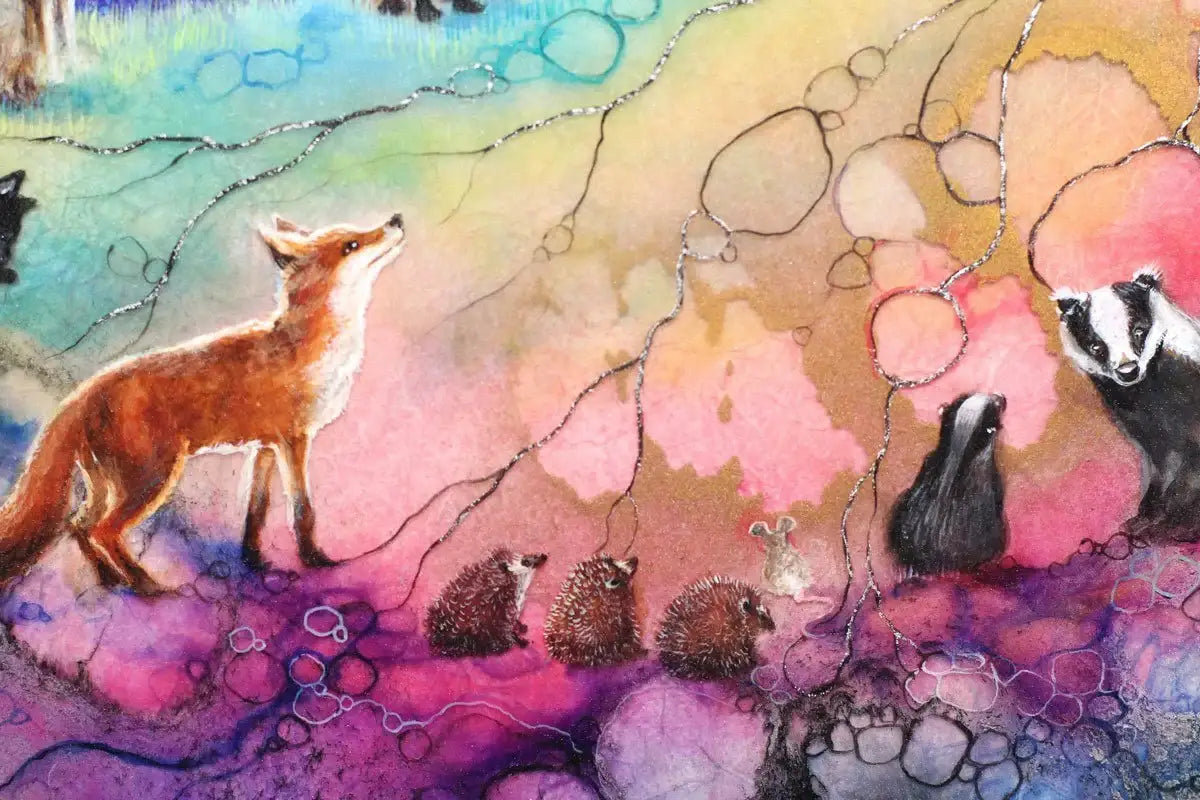 The Wise One - ORIGINAL - SOLD by artist Kerry Darlington - Wyecliffe Galleries