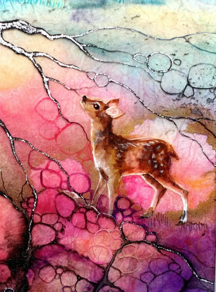 The Wise One - ORIGINAL - SOLD by artist Kerry Darlington - Wyecliffe Galleries