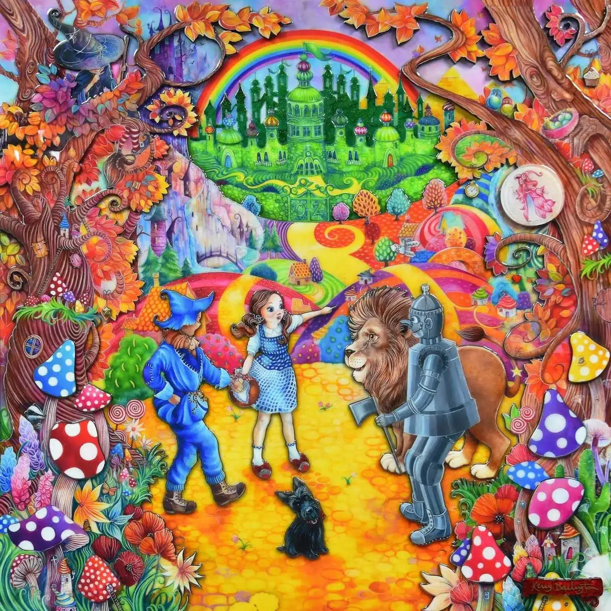 The Wonderful Wizard of Oz - Edition by artist Kerry Darlington - Wyecliffe Galleries
