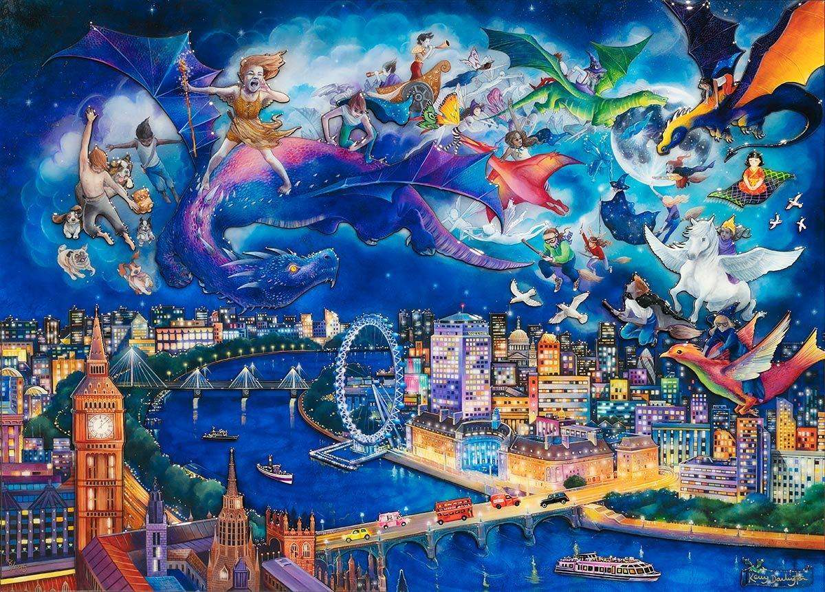 The Worlds Collide - Edition - SOLD by artist Kerry Darlington - Wyecliffe Galleries