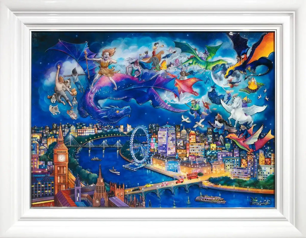 The Worlds Collide - Edition - SOLD by artist Kerry Darlington - Wyecliffe Galleries