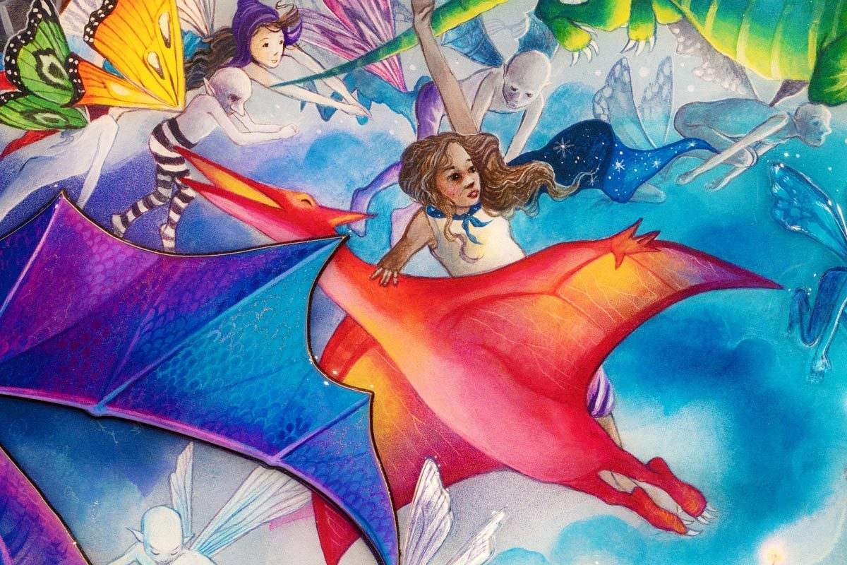 The Worlds Collide - Edition - SOLD by artist Kerry Darlington - Wyecliffe Galleries