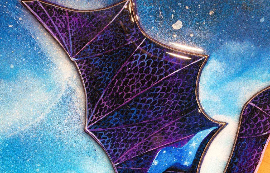 The Worlds Collide - Edition - SOLD by artist Kerry Darlington - Wyecliffe Galleries