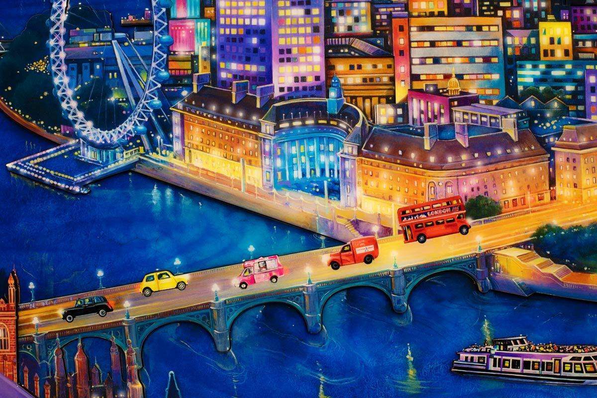 The Worlds Collide - Edition - SOLD by artist Kerry Darlington - Wyecliffe Galleries