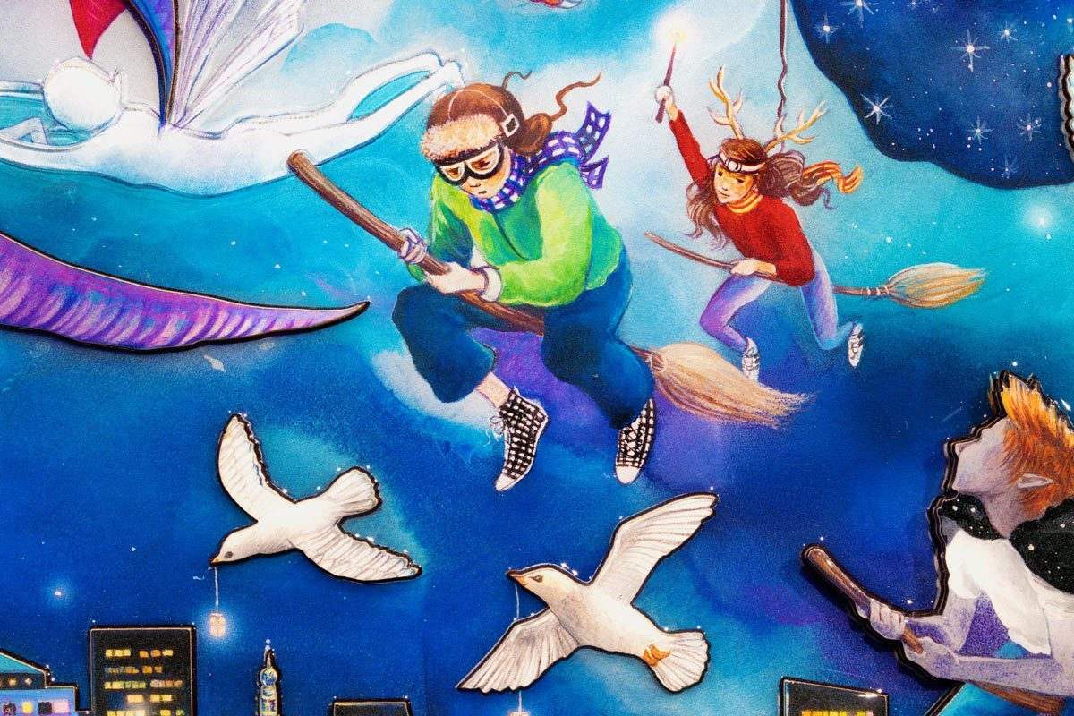 The Worlds Collide - Edition - SOLD by artist Kerry Darlington - Wyecliffe Galleries