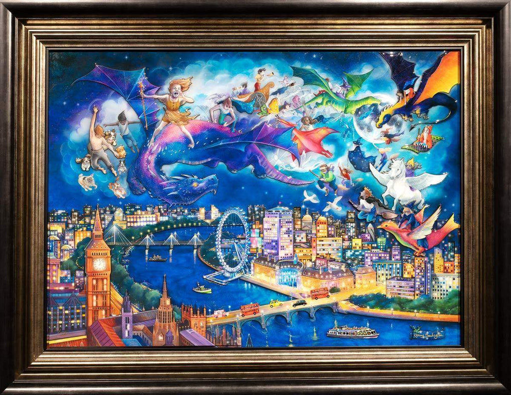 The Worlds Collide - Edition - SOLD by artist Kerry Darlington - Wyecliffe Galleries