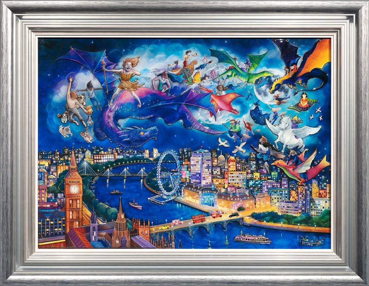 The Worlds Collide - Edition - SOLD by artist Kerry Darlington - Wyecliffe Galleries