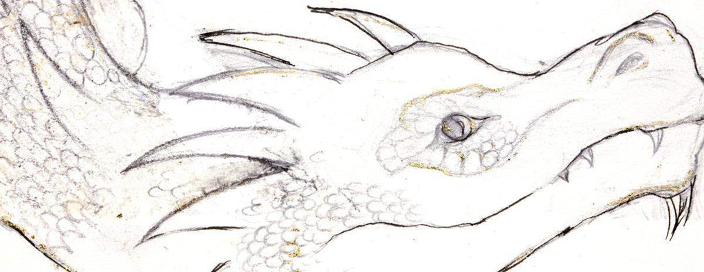 The Worlds Collide - SKETCH - SOLD by artist Kerry Darlington - Wyecliffe Galleries