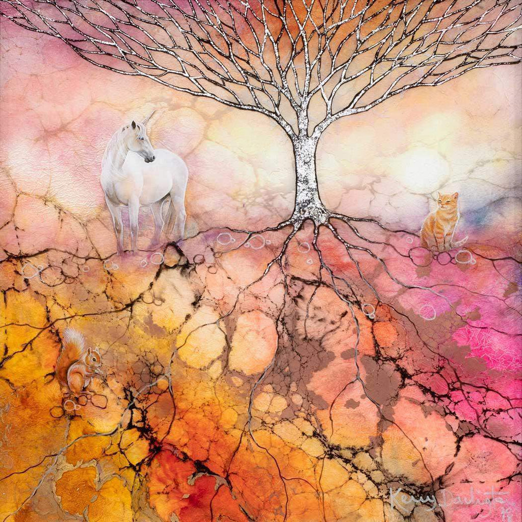 Theurgy - Original - SOLD by artist Kerry Darlington - Wyecliffe Galleries