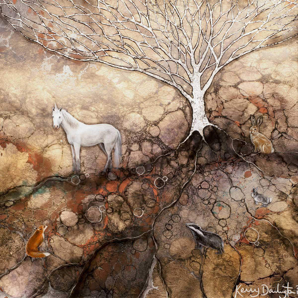 Those Who Know Do Not Speak - Original - SOLD by artist Kerry Darlington - Wyecliffe Galleries