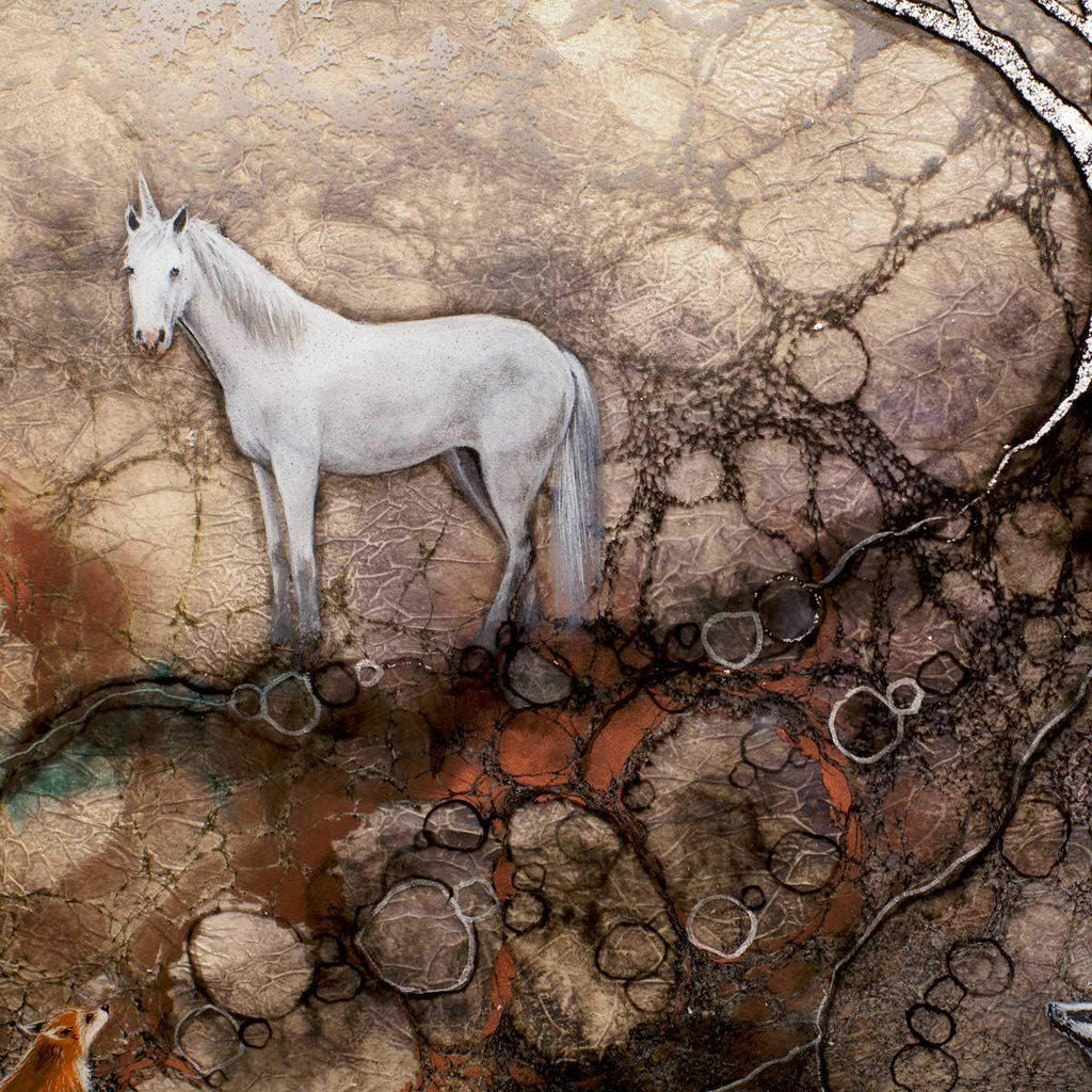 Those Who Know Do Not Speak - Original - SOLD by artist Kerry Darlington - Wyecliffe Galleries