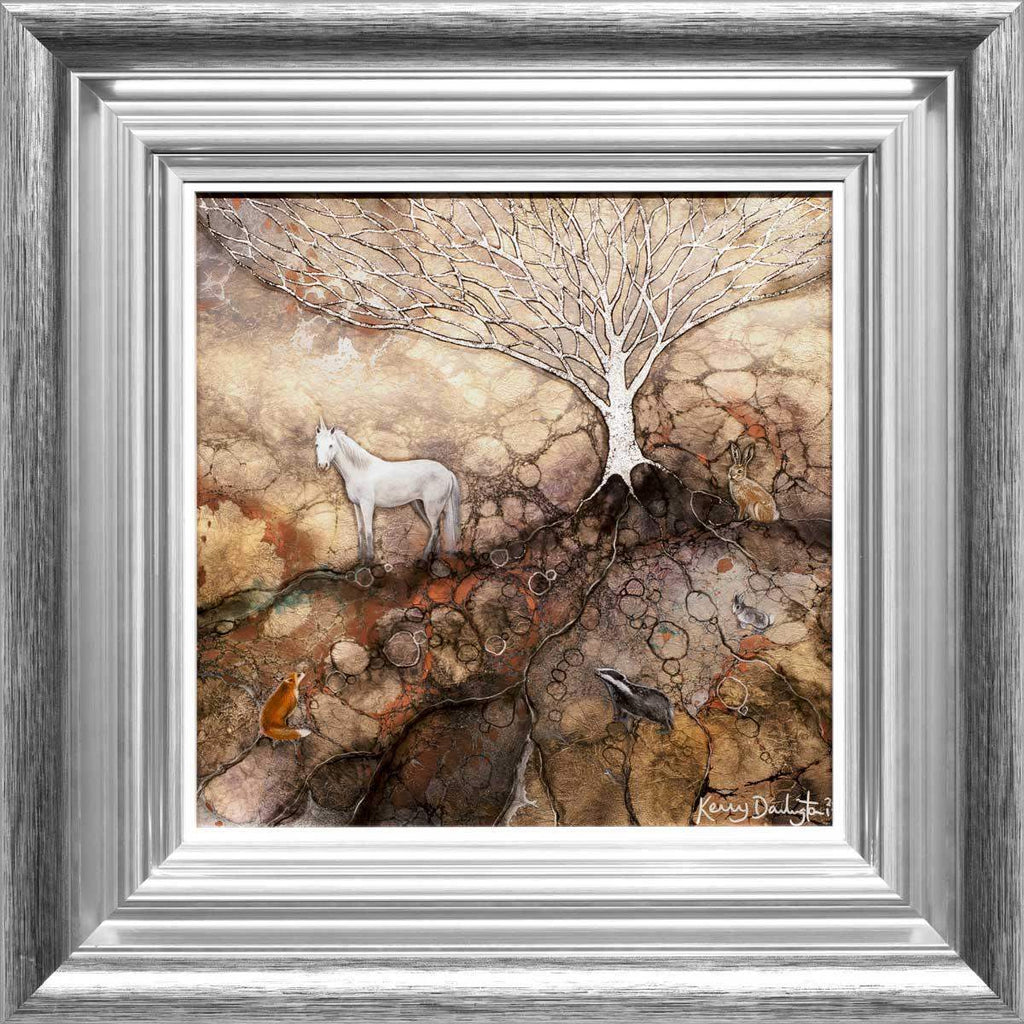 Those Who Know Do Not Speak - Original - SOLD by artist Kerry Darlington - Wyecliffe Galleries