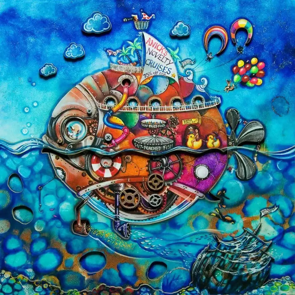 Tightanick - SOLD OUT by artist Kerry Darlington - Wyecliffe Galleries