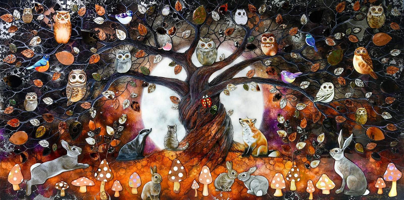 Timeless Yearnings - SOLD by artist Kerry Darlington - Wyecliffe Galleries