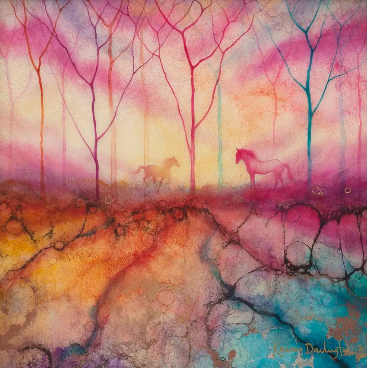 Tintadrel - Original - SOLD by artist Kerry Darlington - Wyecliffe Galleries