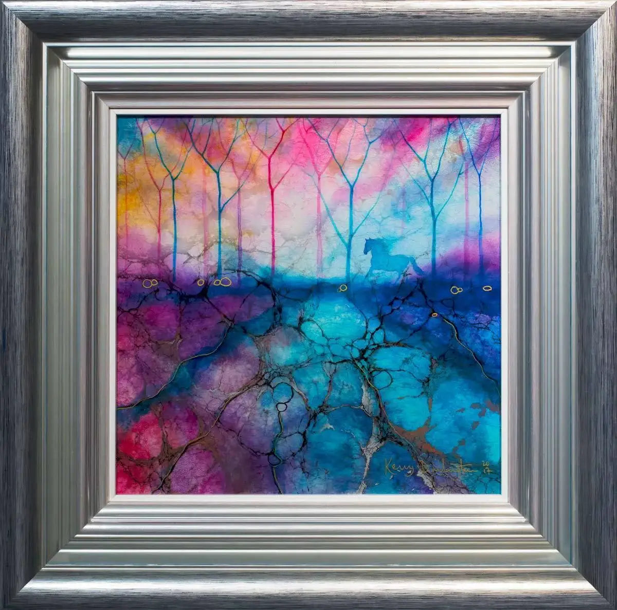 Touch Heaven - Original - SOLD by artist Kerry Darlington - Wyecliffe Galleries