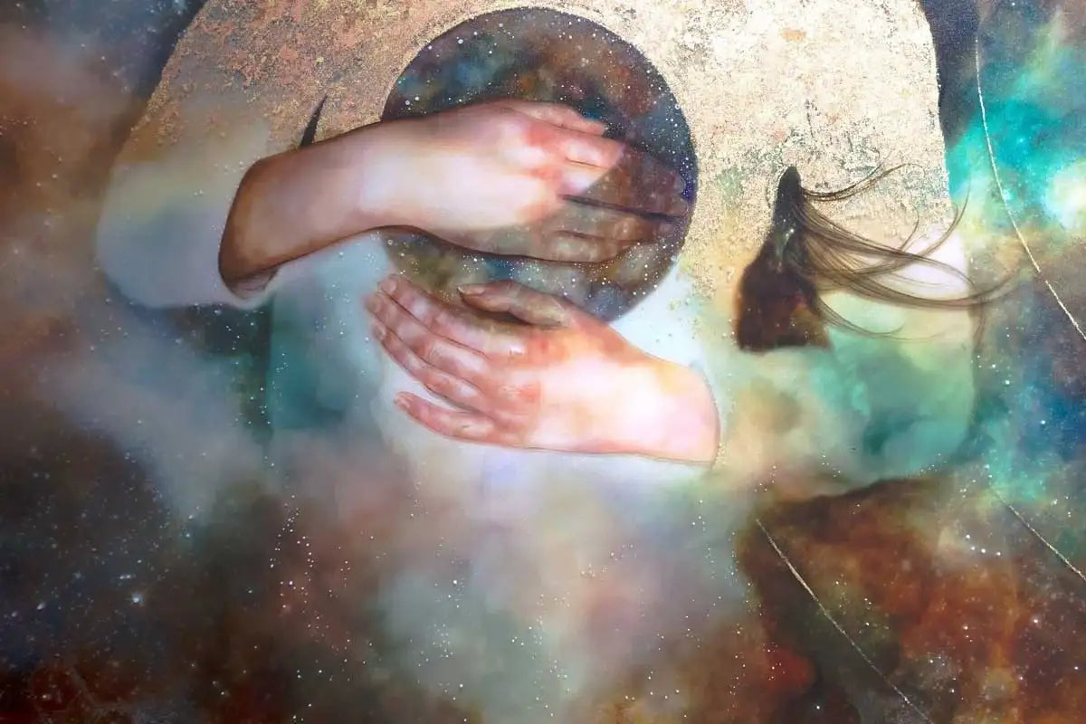 Transcendental - Original - SOLD by artist Kerry Darlington - Wyecliffe Galleries