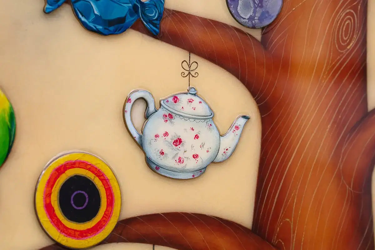 Tree of Gifts - Unique Edition by artist Kerry Darlington - Wyecliffe Galleries