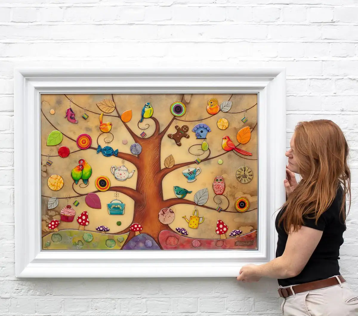 Tree of Gifts - Unique Edition by artist Kerry Darlington - Wyecliffe Galleries