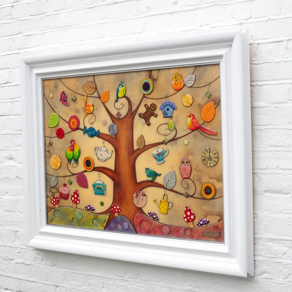 Tree of Gifts - Unique Edition by artist Kerry Darlington - Wyecliffe Galleries