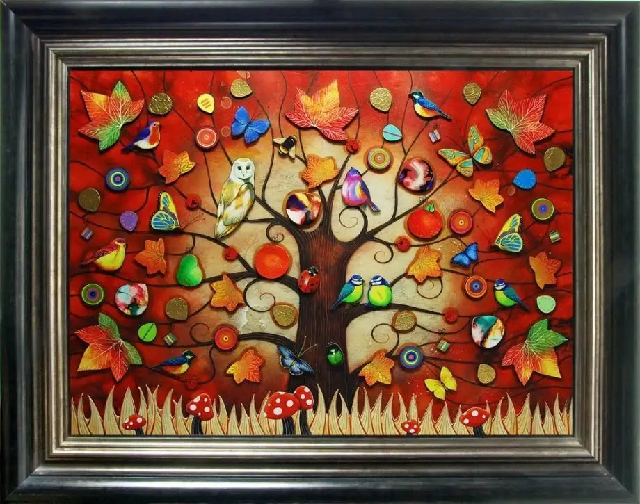 Tree of Life - Autumn - SOLD OUT by artist Kerry Darlington - Wyecliffe Galleries
