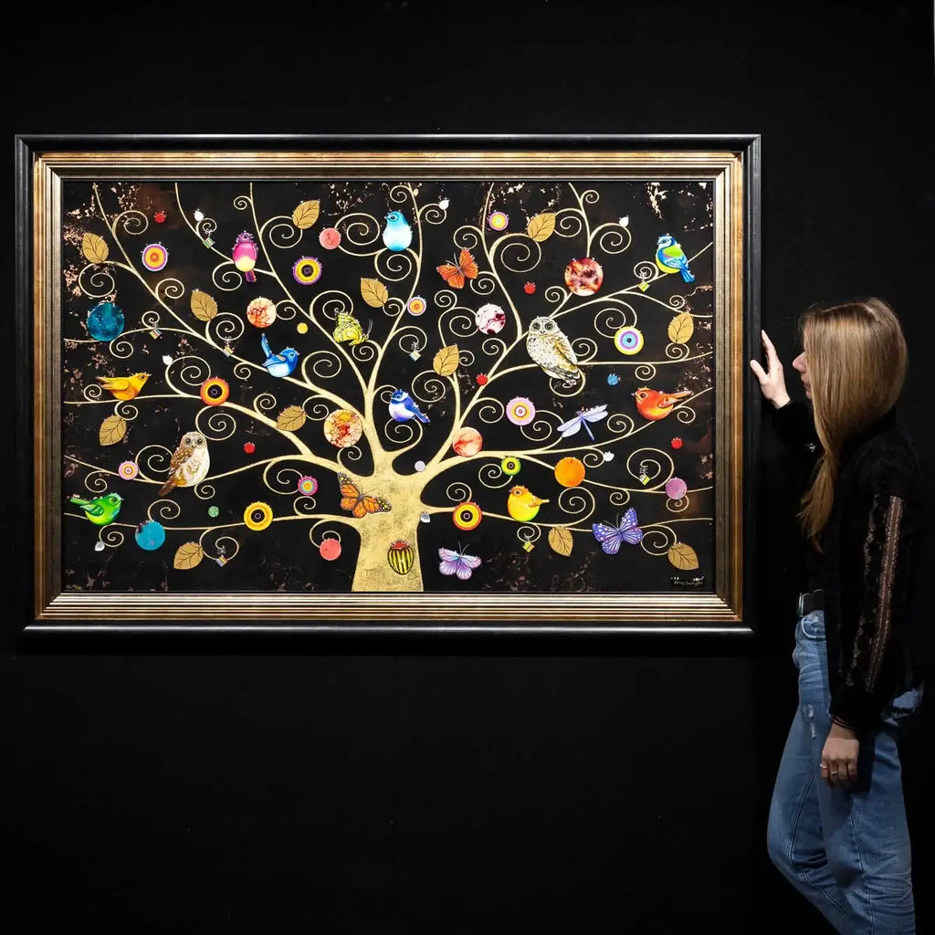 Tree of Life Gold - Deluxe Edition by artist Kerry Darlington - Wyecliffe Galleries