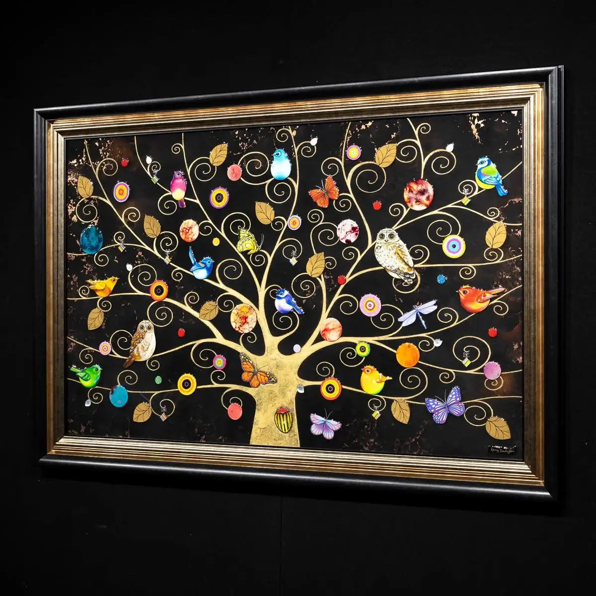 Tree of Life Gold - Deluxe Edition by artist Kerry Darlington - Wyecliffe Galleries